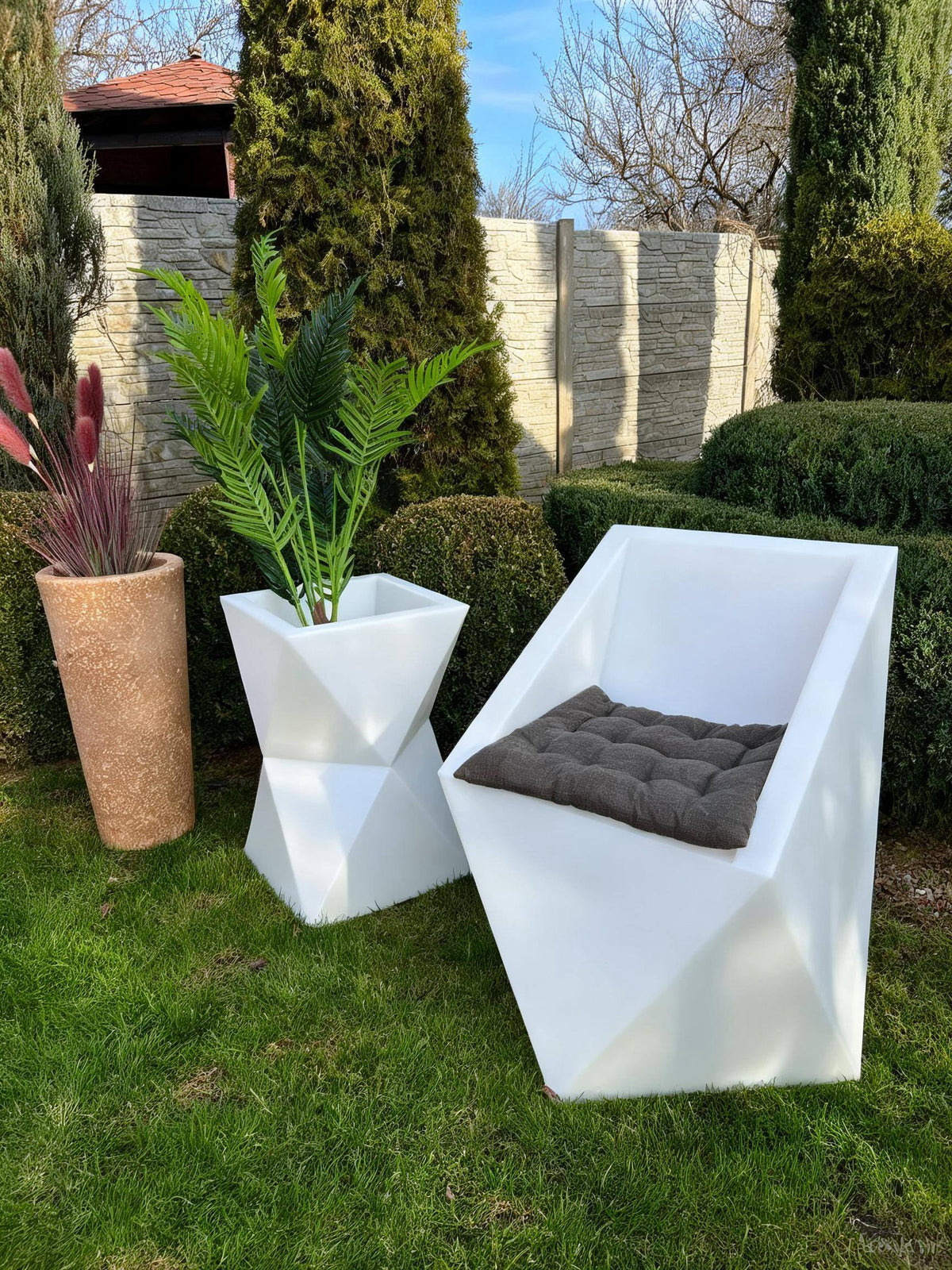 Geometrische Lounge Fauteuil "Ice"