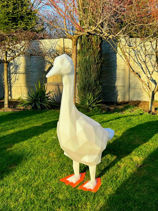 Polygonaal Beeld Gans