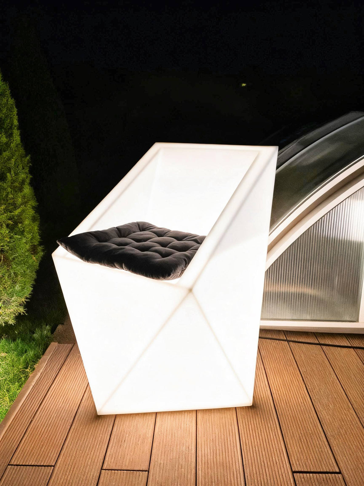Geometrische Lounge Fauteuil "Ice"